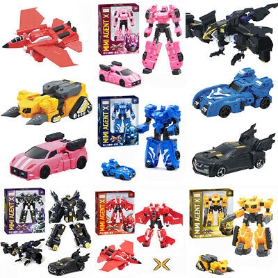 Mô hình đồ chơi robot biến hình 5 kiểu Miniforce X Lucybot Transformer Machine Car Robot