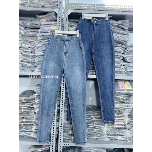 Quần Skinny Jean Ôm 2 Nút Co Dãn TOPSHOP Tết 2022