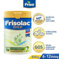 Sữa Bột Frisolac Gold 2 850g-Hộp móp