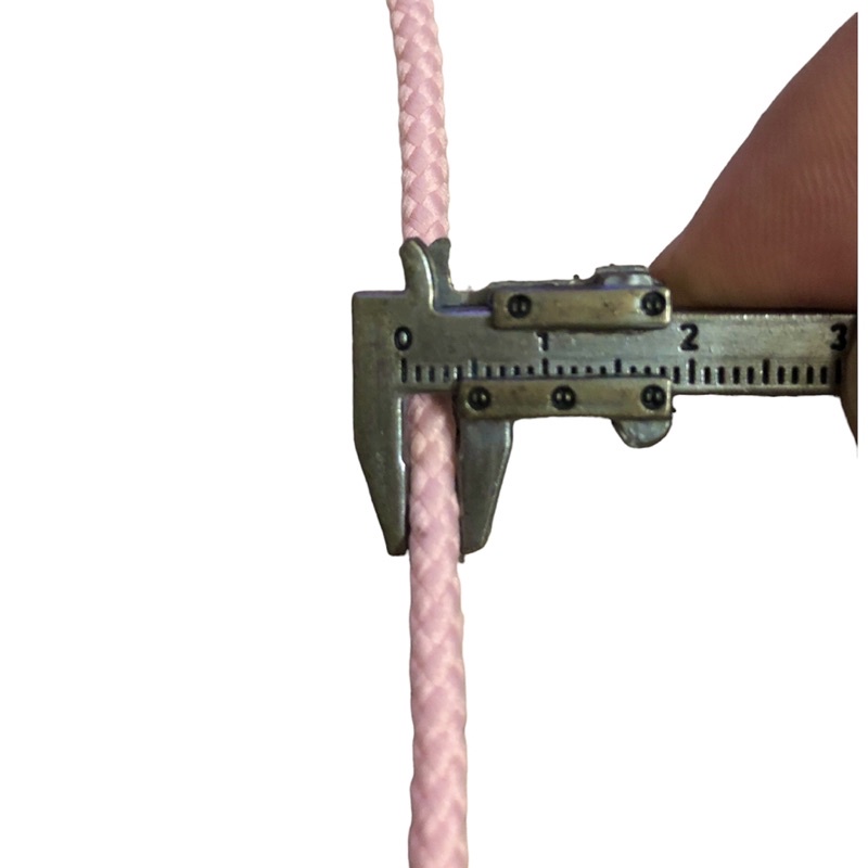 10 mét - Dây Dù tròn 2.5mm mắc na có lõi hàng xuất khẩu đẹp chắc chắn dùng làm macrame, căng lều, thời trang