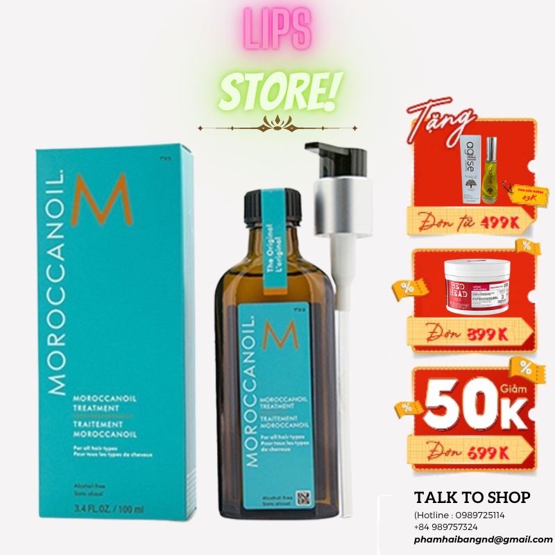 Tinh Dầu Dưỡng Tóc Moroccanoil Treatment Original 100ML