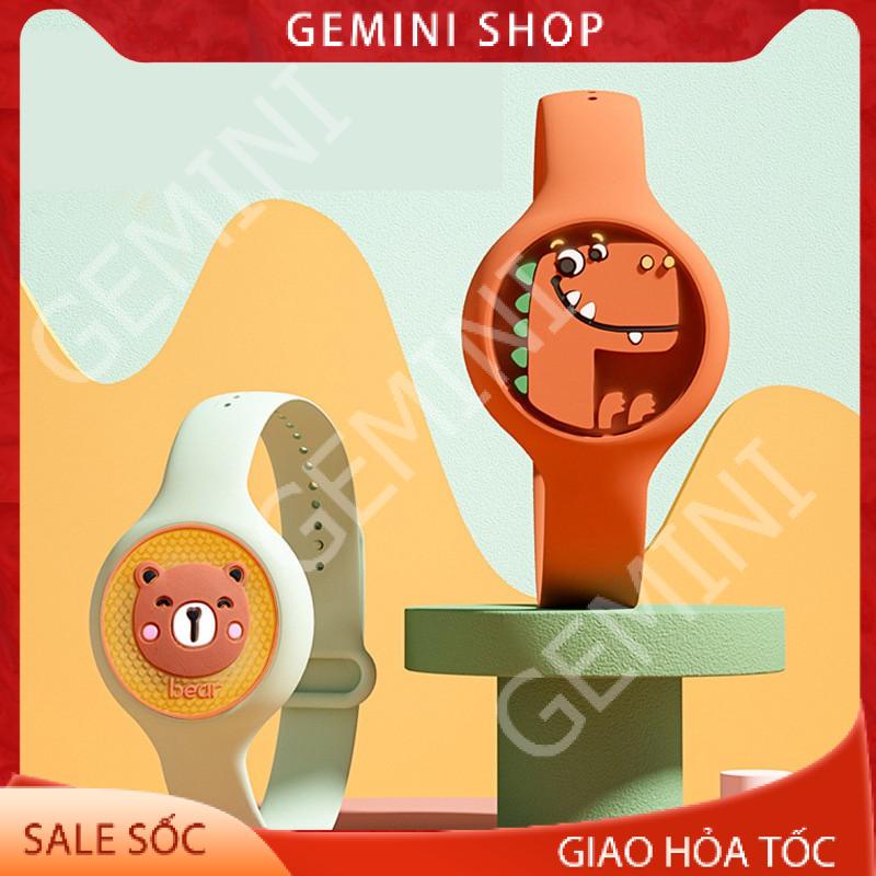 Vòng đeo tay đồng hồ chống đuổi muỗi M28 tinh dầu chống muỗi led phát sáng cho trẻ em và cho bé GEMINI SHOP