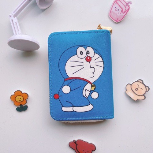 Ví Mini Cute Họa Tiết I DOREMON Siêu Cute Nhỏ Gọn Bỏ túi Tiện Lợi