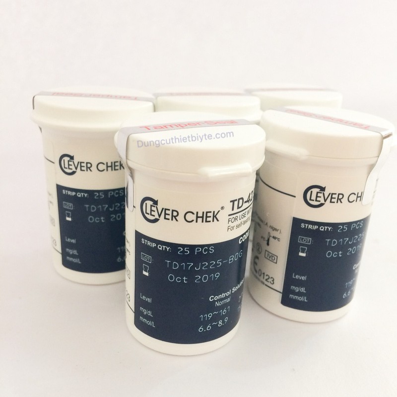 Que thử đường huyết Clever Check
