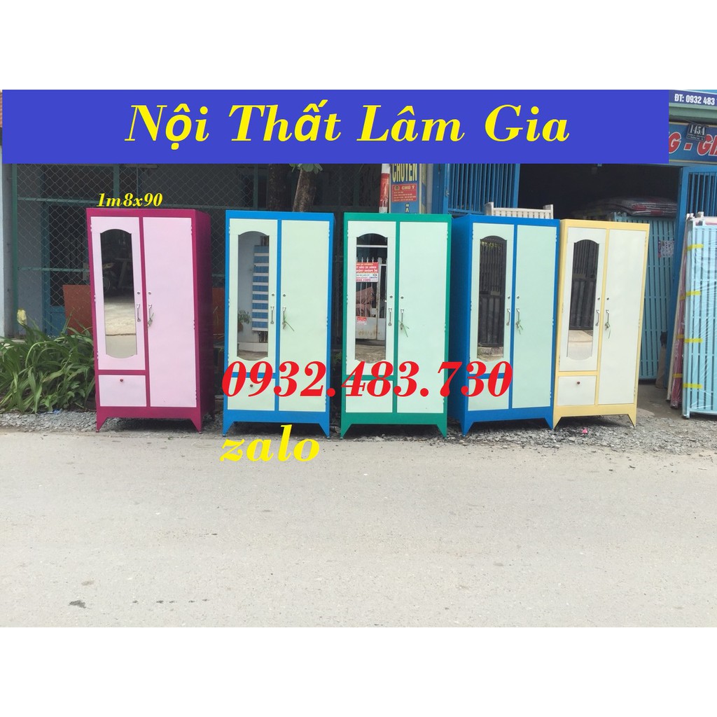 Tủ sắt quần áo nhiều màu sắc giá rẻ _Giao hàng nhanh miễn phí