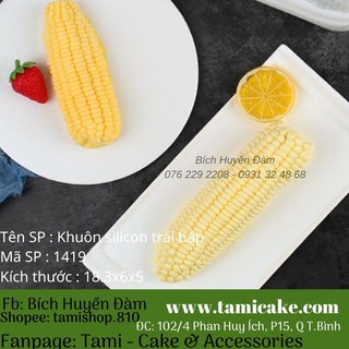 Khuôn silicon trái bắp 1419