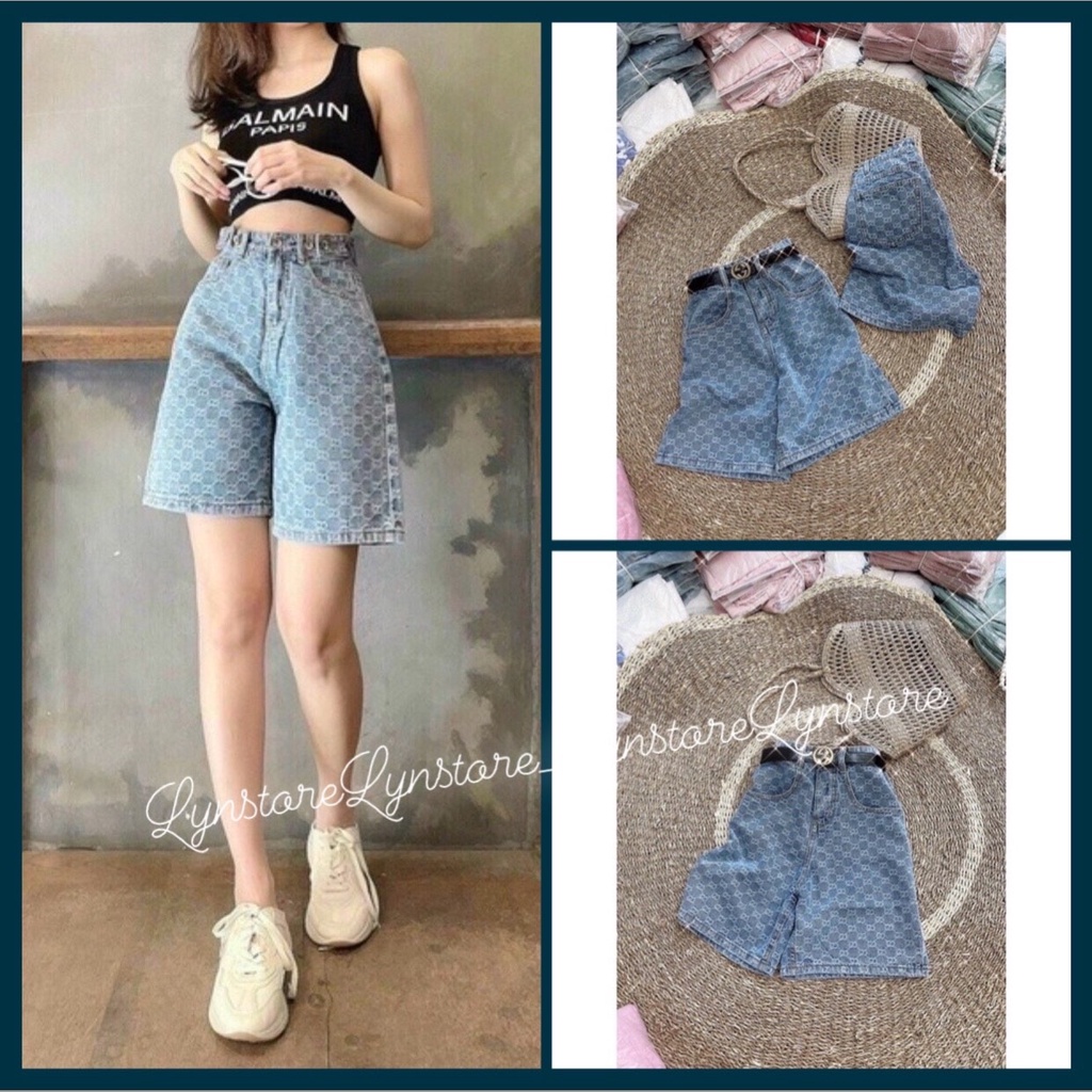 Quần Short Jeans Quần Ngố Bò Họa tiết 1 màu cao cấp Mã Q05 kèm video và ảnh thật