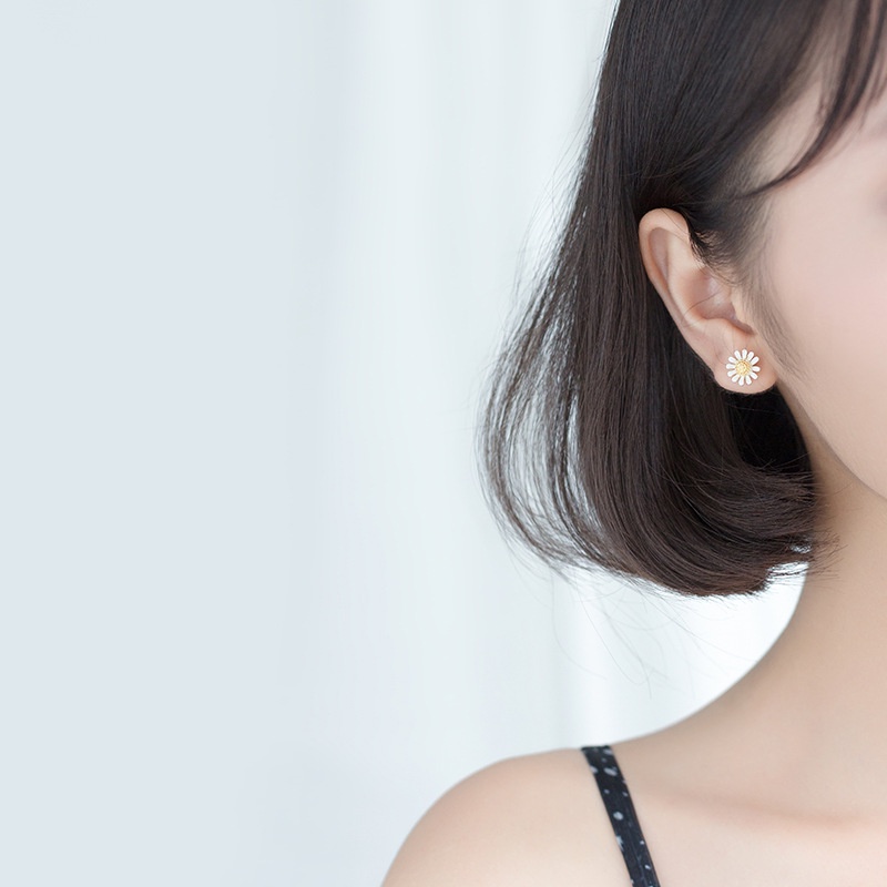 (MớI) Bông Tai HìNh Hoa HướNg Dương Xinh XắN