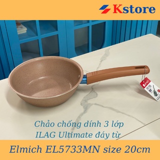 Chảo chống dính 3 lớp ilag ultimate đáy từ elmich el5733mn size 20cm