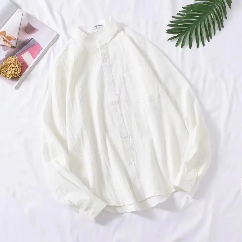 Áo Sơ Mi Dài Tay Thời Trang Hàn Quốc Cho Nam Và Nữ Size M-3Xl | BigBuy360 - bigbuy360.vn