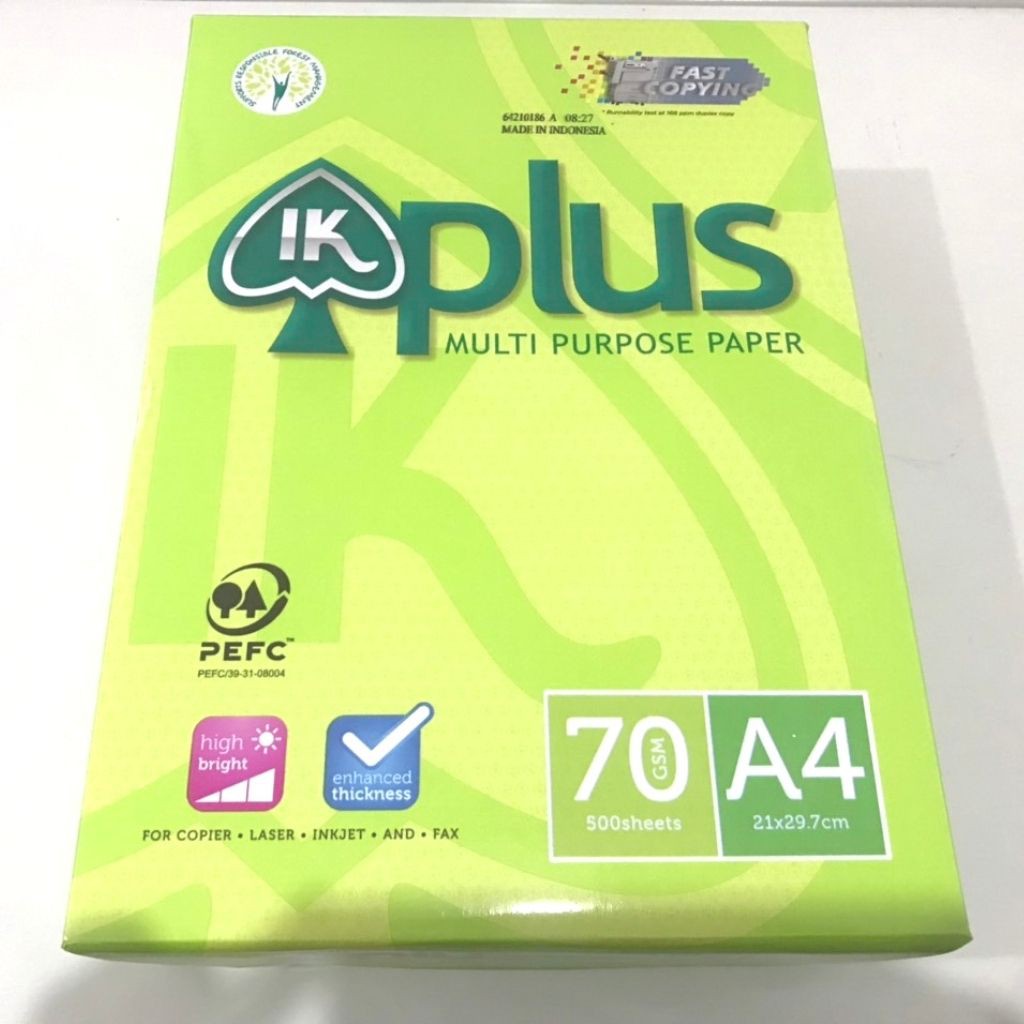 Giấy in IK Plus, giấy in, A4/A5, 70gsm chất lượng, giá rẻ, uy tín (1ream 500 tờ)
