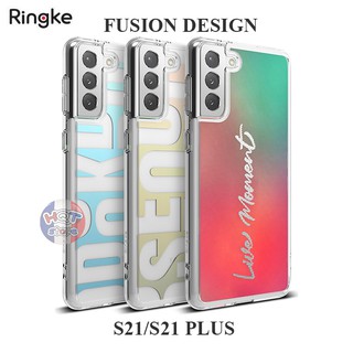 Ốp lưng chống sốc Ringke Fusion Design Samsung S21 Plus / S21 chính hãng - Hàng nhập khẩu