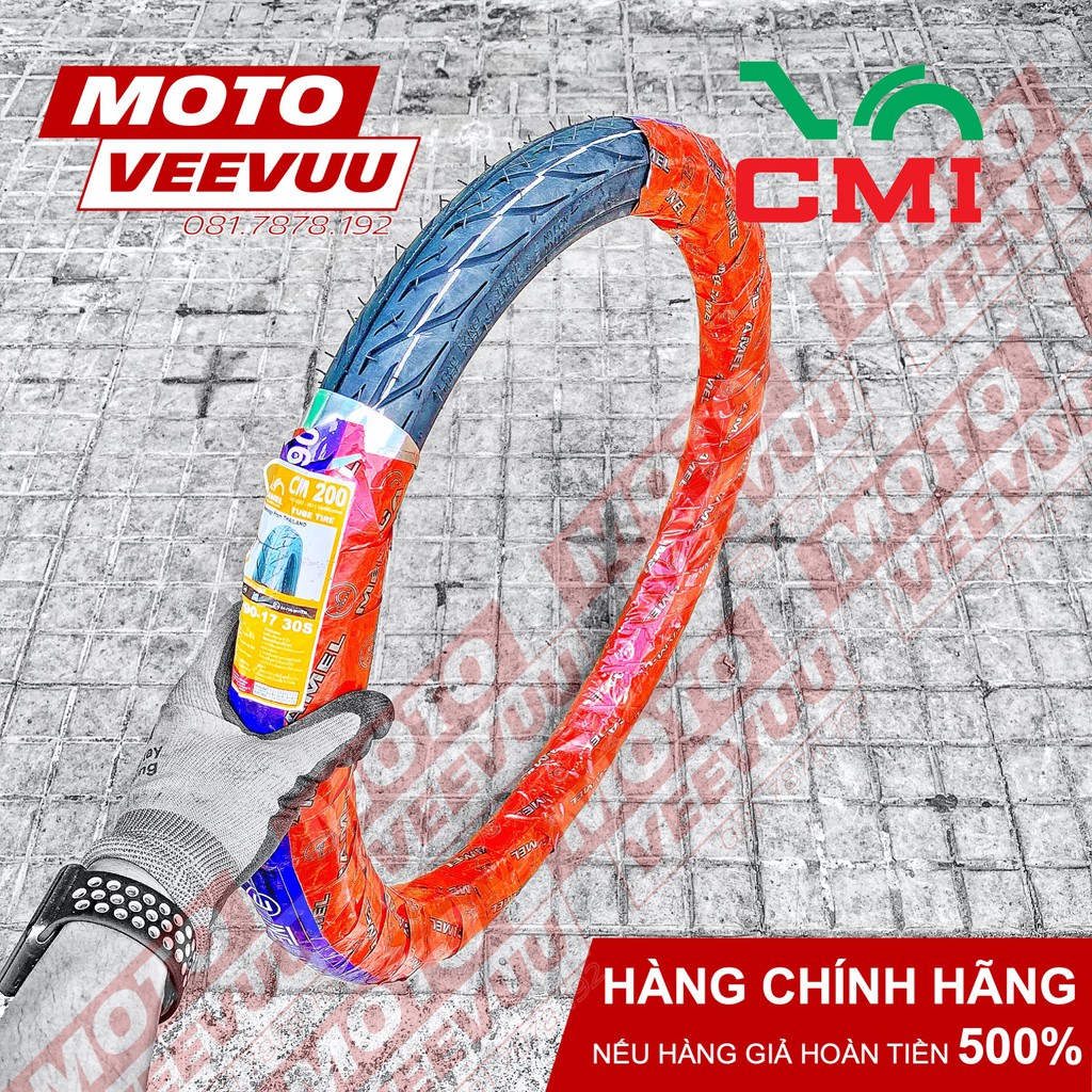 Vỏ lốp xe máy Camel CRV Cheetah 60/90-17 TT 200 Gai Xương cá phượng hoàng (Lốp xài ruột)