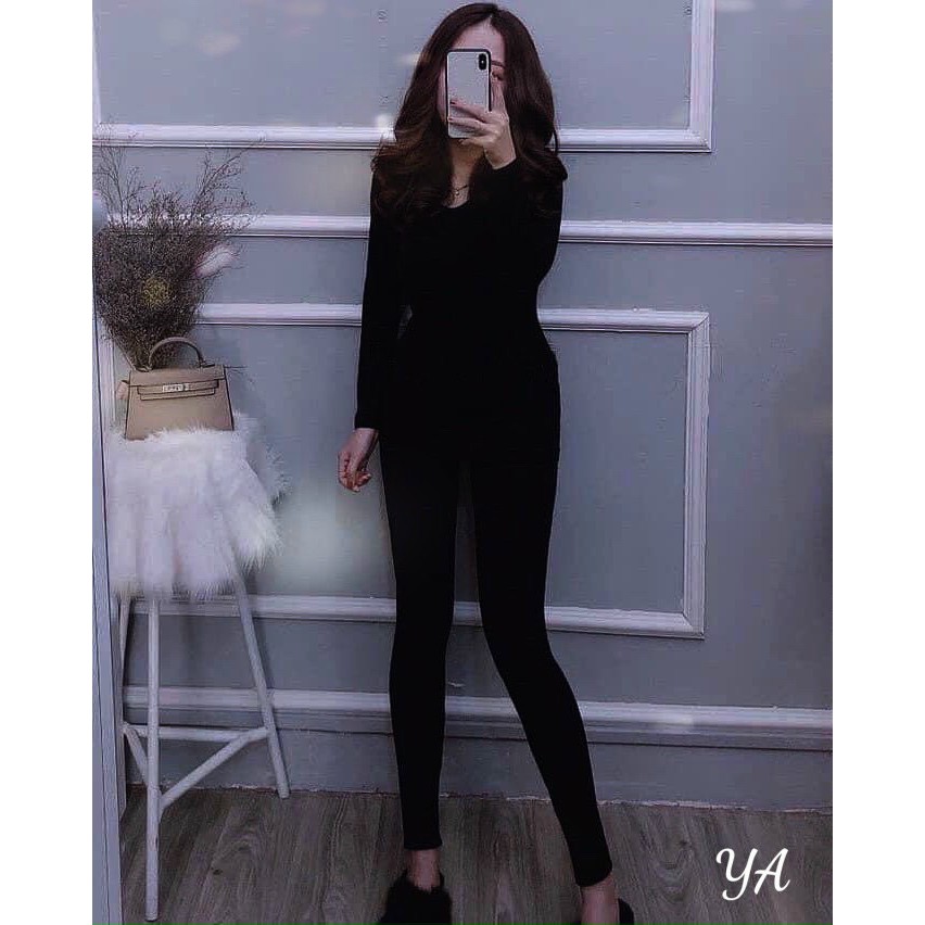 BNU292 - BỘ GIỮ NHIỆT TĂM 3 MÀU CỔ KHOÉT CHO NỮ | BigBuy360 - bigbuy360.vn