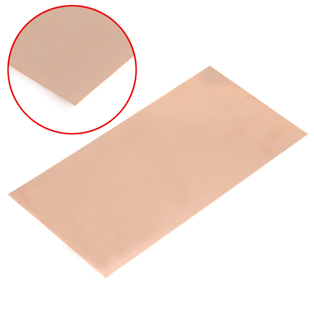 Tấm Lá Đồng Nguyên Chất 1 Cái 99.9% 100 * 200 * 0.5MM