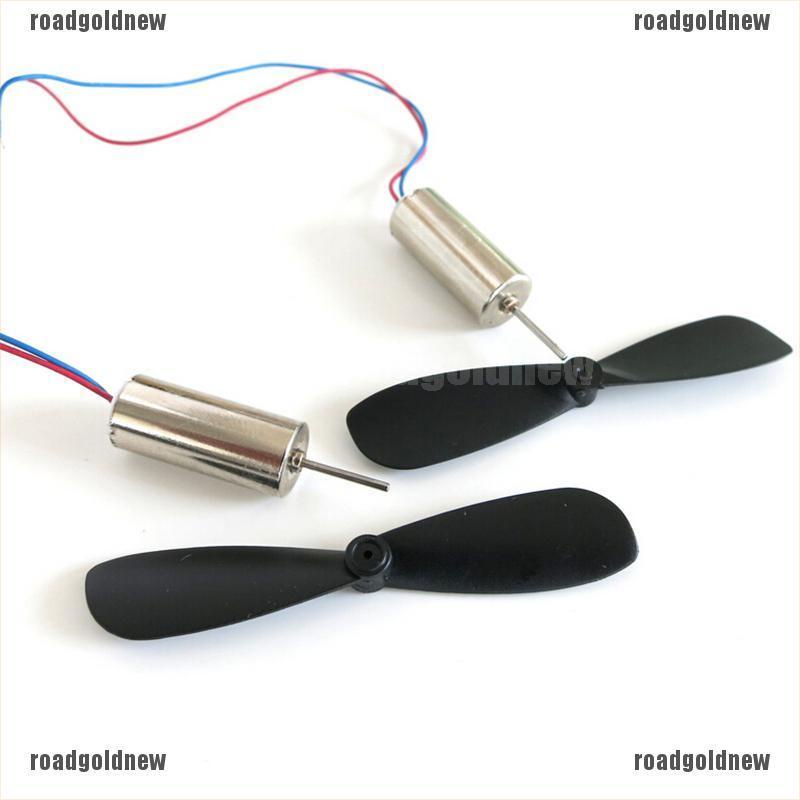 Rnvn Details about  2 PCS 3.7V 48000RPM Electric Aircraft Coreless Motor + Propeller for RC Toy Rnvv
