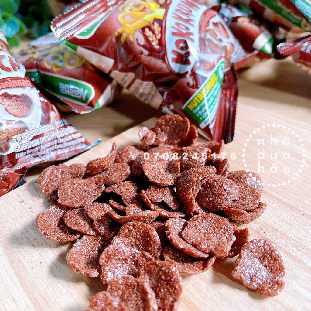 Một gói bánh snack milo hình viên/ gấu nâu Koko Krunch Thái Lan gói nhỏ 15g