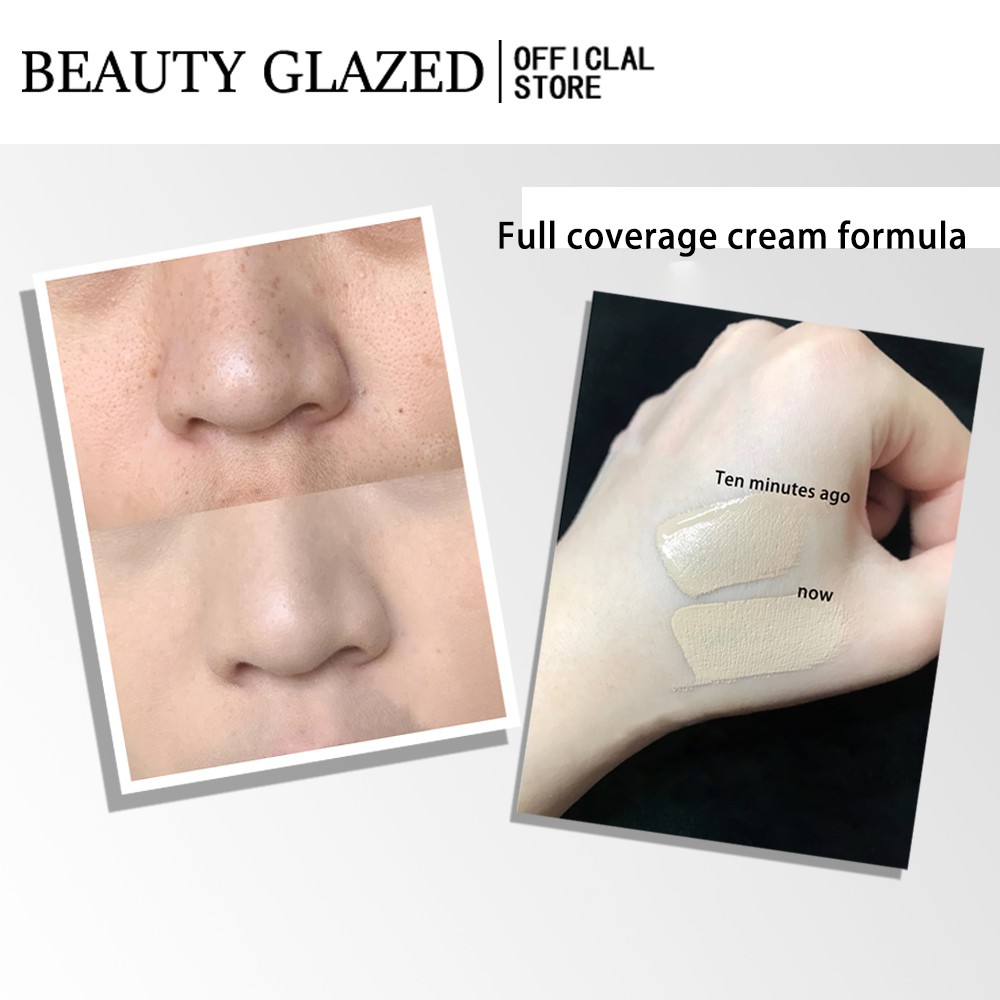Beauty GLAZED Kem che khuyết điểm chống nước Bảo hiểm toàn diện Matte Smooth Che khuyết điểm quầng thâm sẹo mụn da mặt trang điểm