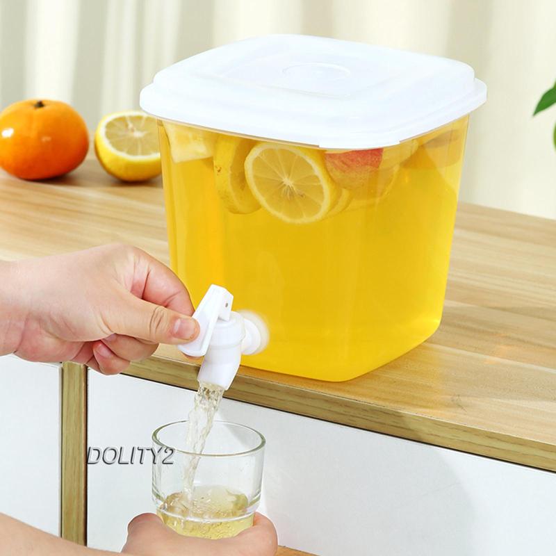 [Dolity2] Bình Đựng Nước Lạnh Dung Tích Lớn 3.5L Có Vòi Rót Cho Tủ Lạnh