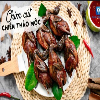 Chim cút ướp lá móc mật