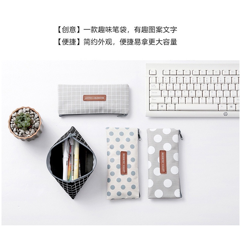 Hộp đựng bút OSSAYI phối khóa kéo cao cấp