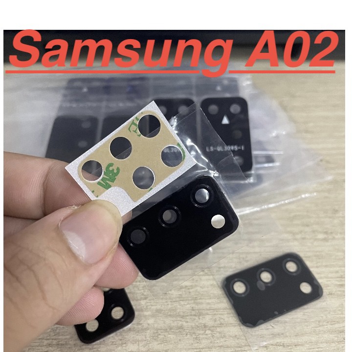 Mặt kính camera sau SAMSUNG A02 dành để thay thế mặt kính camera trầy vỡ bể cũ linh kiện điện thoại thay thế