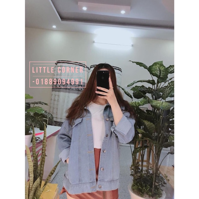 Áo khoác jeans - denim jacket unisex ảnh thật | BigBuy360 - bigbuy360.vn