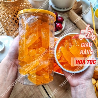 Khoai Sâm Sấy Dẻo (Mứt khoai lang sâm) Lon 500gr