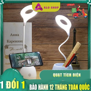 Đèn led học để bàn đựng bút chống cận, tích điện.