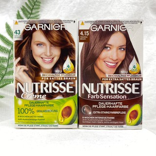 Thuốc Nhuộm Tóc Garnier Nutrisse Phủ bạc cho tóc - chuẩn Đức