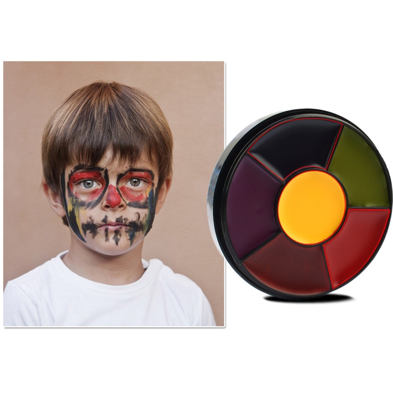Bảng 6 Màu Vẽ Mặt Và Cơ Thể Hóa Trang Halloween YOUYO