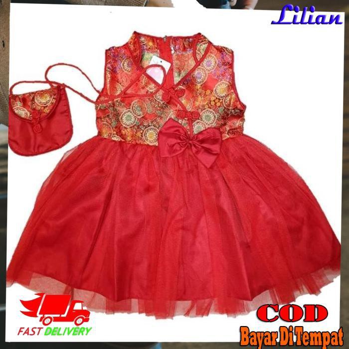 Bộ đồ thời trang năm mới xinh xắn dành cho bé gái