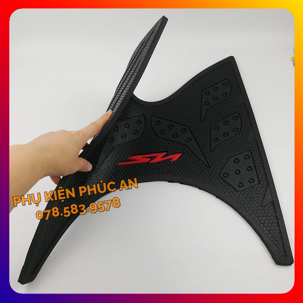 Thảm lót sàn INOX, CAO SU xe Sh Việt 125 150 gác để chân trước Sh nam 125i 150i năm 2020 2021 2022