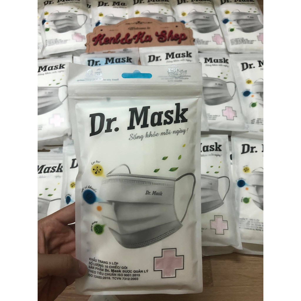 Khẩu trang 3 lớp dr.mask (10 cái /túi)