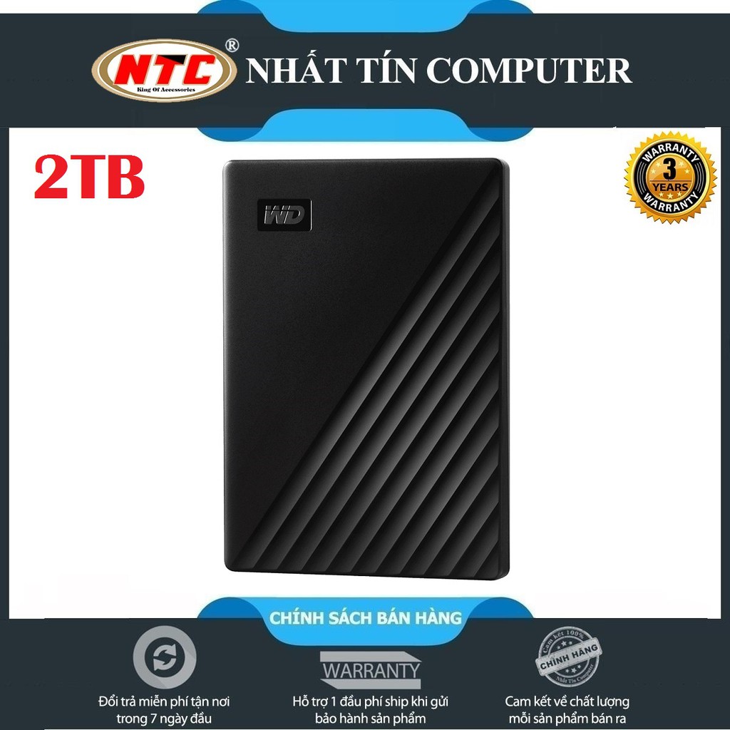 Ổ cứng di động HDD Western Digital My Passport 2TB Model 2019