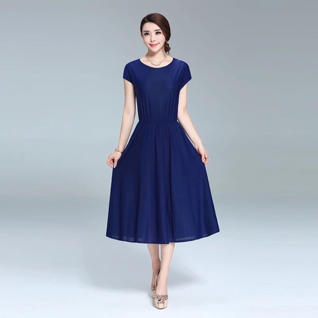 váy cho bà bầu váy ngoại cỡ sx big người béo mát mẻ