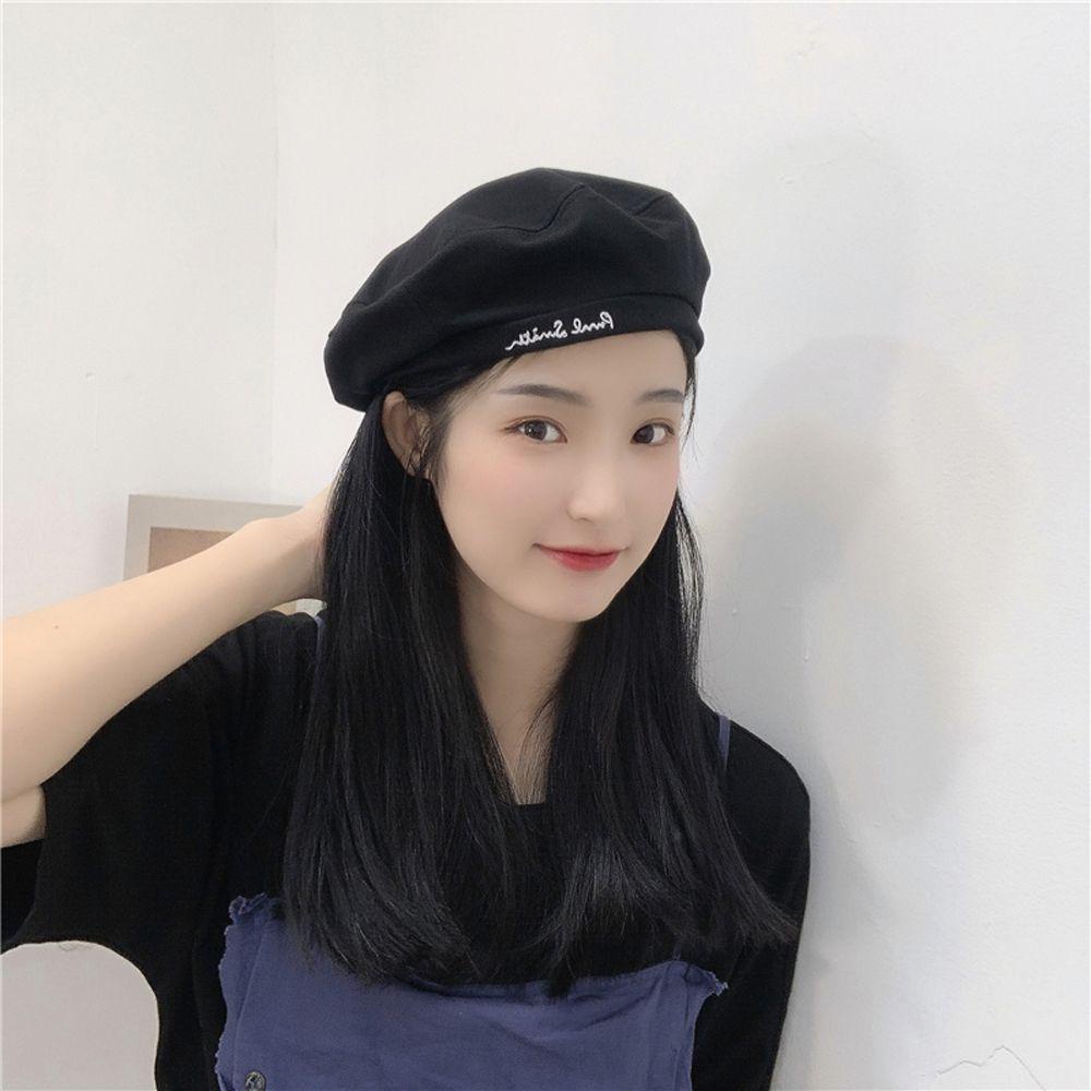 IVORY Mũ Beret Màu Sắc Thời Trang Cho Nữ