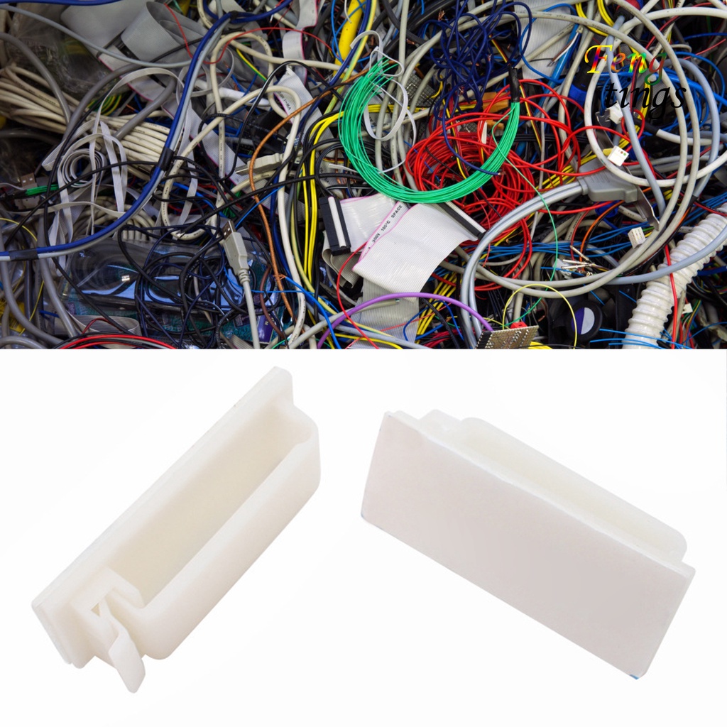 Set 10 Kẹp Cố Định Dây Cáp FC-30 Dán Bàn Tiện Dụng