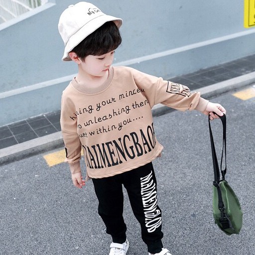 Quần áo thu đông bé trai HIPHOP