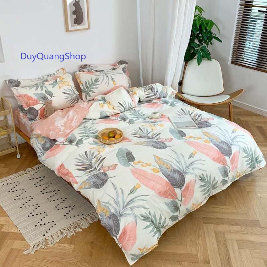 Cotton Poly Nhập Khẩu -  Lá Hồng SP001185