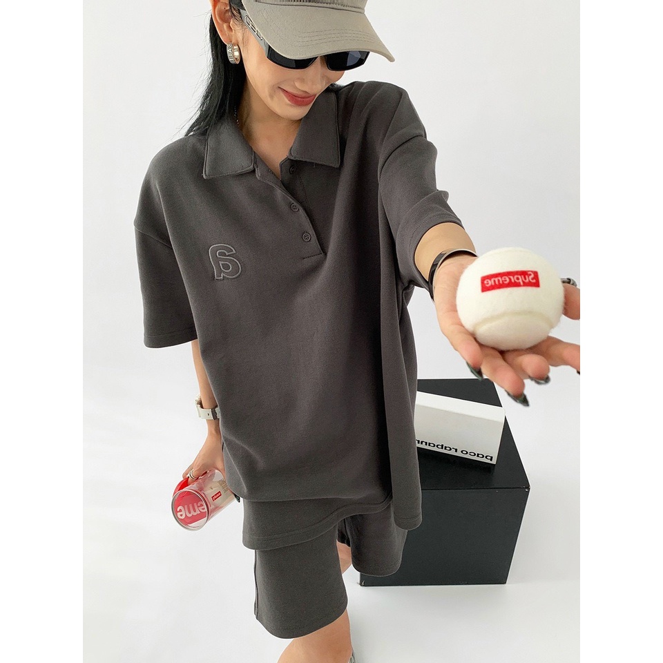 Bộ mặc nhà nữ mùa hè CHỮ A , đồ bộ bigsize chất cotton Form Rộng Nam Nữ