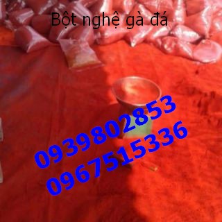 Bột nghệ đỏ nguyên chất dành cho gà đá