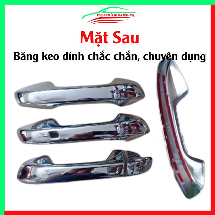Ốp tay hõm mạ crom Seltos 2020-2023 sáng  bóng chống trầy bảo vệ cửa xe ô tô