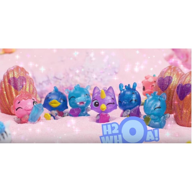 Combo 4 trứng Hatchimals ss5 sò nâu - thú ôm kim cương đổi màu