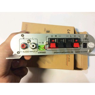amply  MINI LEPI LP-838 12v 220v có thể dùng cho ô tô