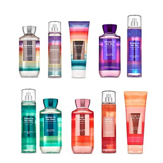 Sản phẩm tắm lotion xịt thơm bath & body works - dream in the sky | daydream | soak in the sun | dance in the rain