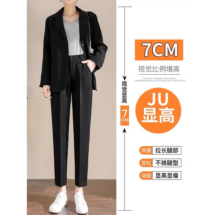Quần Baggy nữ vải tuyết mưa Hiyou, chất vải mềm mịn kiểu dáng Hàn Quốc mặc đi học, đi chơi cực xinh