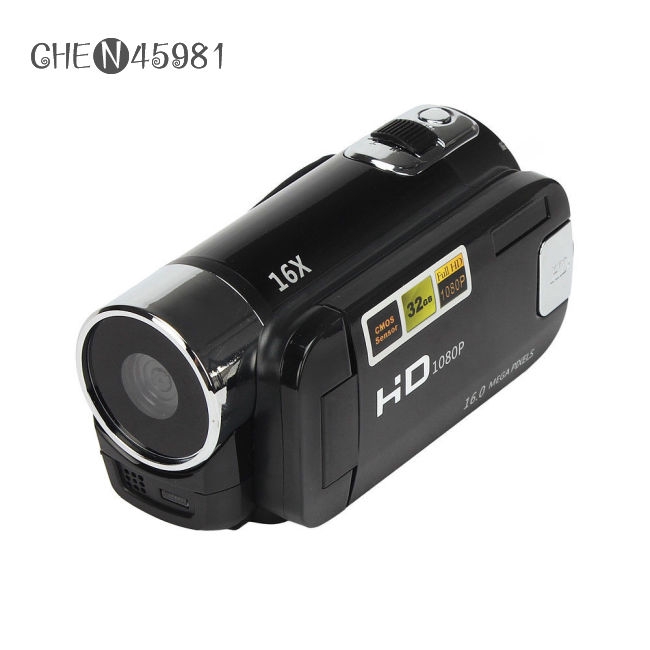 Camera Camcorders, 16MP High Definition Digital Video Camcorder 1080P 2.7 Inches TFT LCD Screen 16X