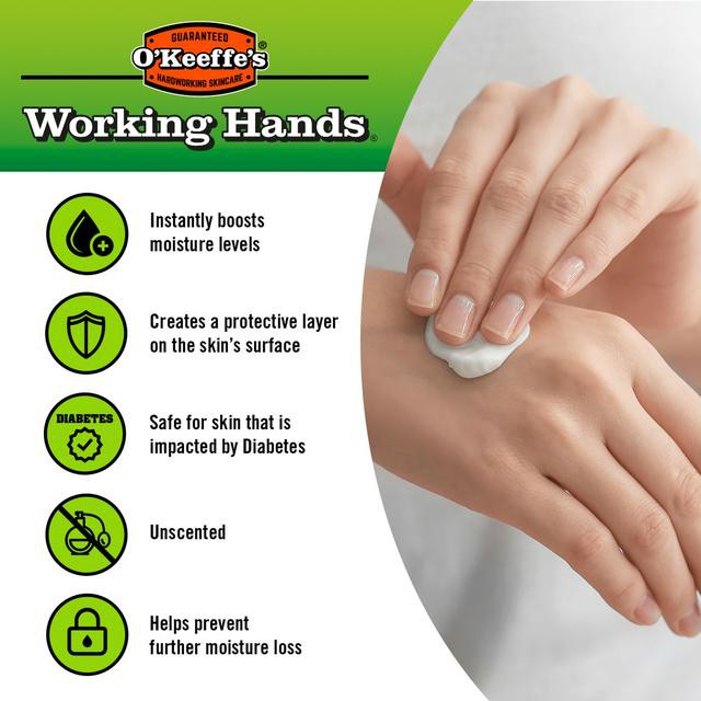 Hàng Mỹ - Mẫu Mới - Kem dưỡng da tay làm lành da khô nứt nẻ O'Keeffe's Working Hands 76g