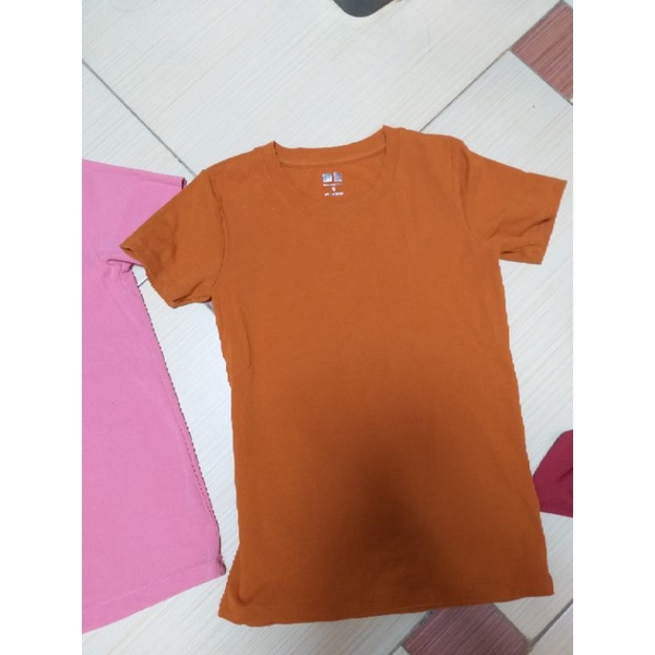 Áo thun VNXK size S màu hồng/trắng/nâu/đỏ thanh lý